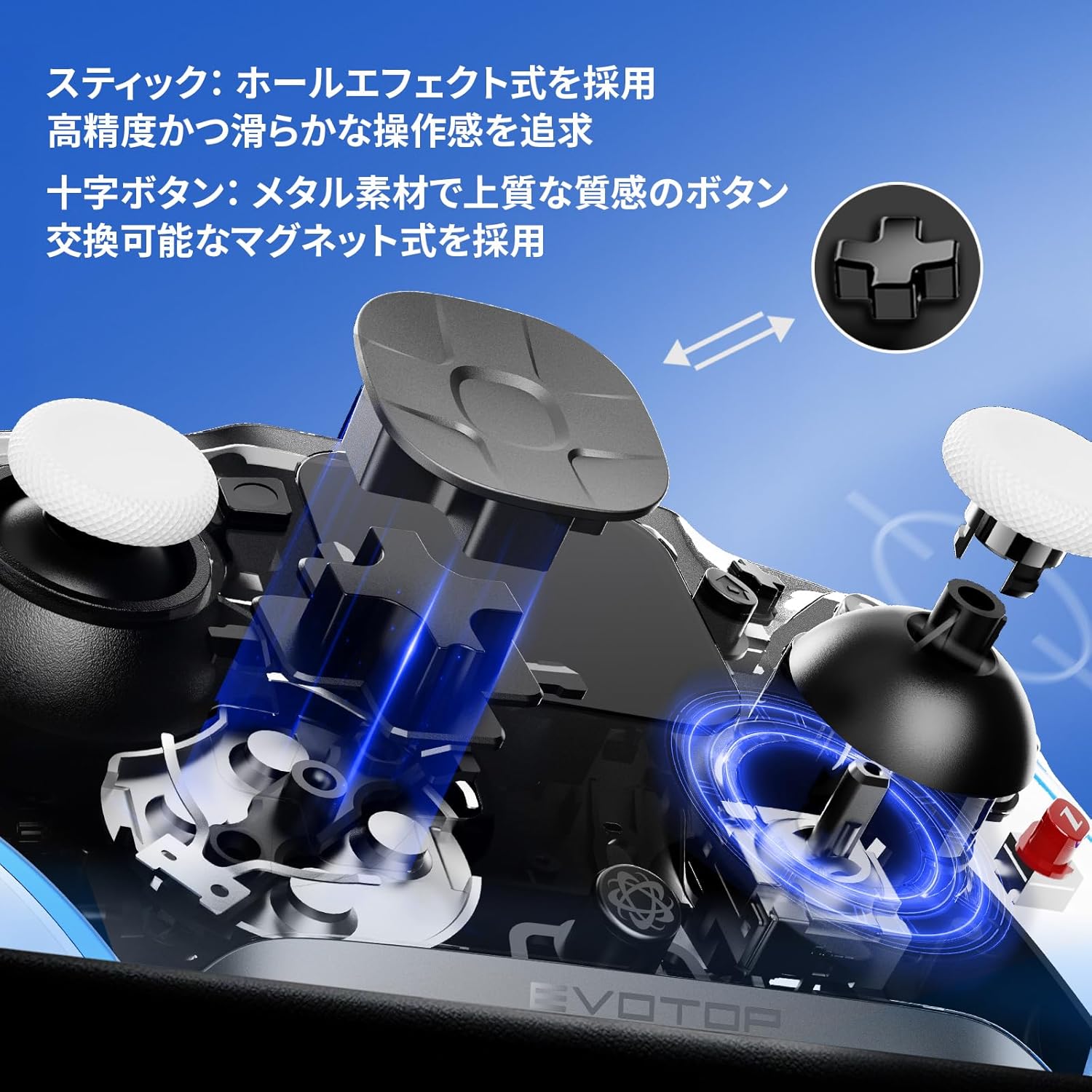 EVOTOP SELECT＋（WHITE）【任天堂ライセンス商品】 ※充電ドック、UWB